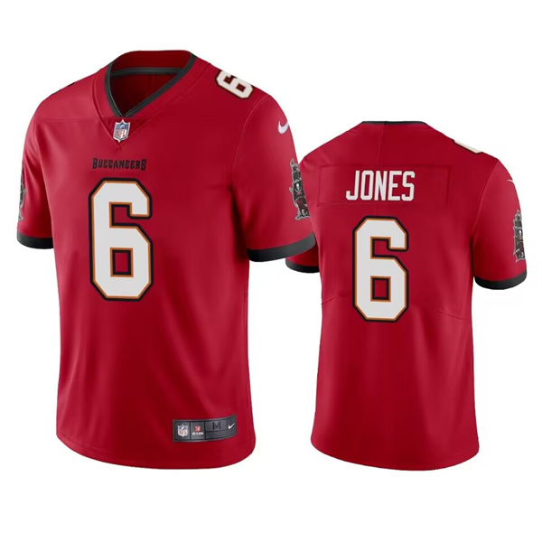 Men's Tampa Bay Buccaneers #6 Julio Jones Red Vapor Untouchable Limited Stitched Jersey - Click Image to Close